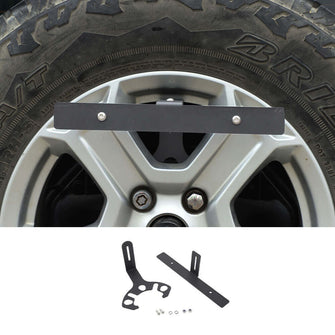 For Jeep Wrangler JL JLU 2018+ Rear Spare Tire License Plate Relocation Kit U.S.-Specification