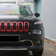 For 2014-2018 Jeep Cherokee Front Grill Inserts Grille Cover Frame Trim RT-TCZ