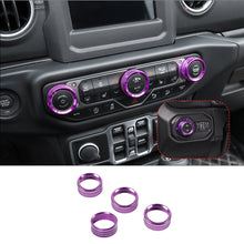 For 2018-2023 Jeep Wrangler JL JLU Interior Cover Trim Full Set Available Separately Purple RT-TCZ