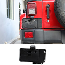 For 2007-2017 Jeep Wrangler JK JKU Rear License Plate Mounting Bracket Holder Frame