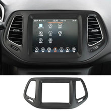 For 2017+ Jeep Compass 8.4" Dashboard GPS Navigation Panel Cover Trim Matte Black RT-TCZ