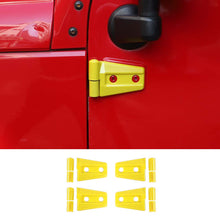 For 2007-2018 Jeep Wrangler JK JKU Door Hinge Covers Protector Trim Kit,4pcs RT-TCZ