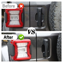 For 2018+ Jeep Wrangler JL JLU Tailgate Door Handle Panel Decor Cover Trim RT-TCZ