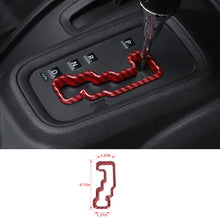 For 2011-17 Jeep Wrangler JK Gear Shift Panel Decor Bezel Trim RT-TCZ