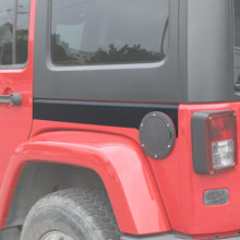 For Jeep Wrangler JK 2007-2017 4Door Body Side Molding Sticker Cover Trim Carbon Fiber