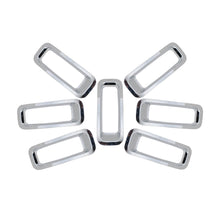 For 2011-2016 Jeep Patriot Front Grille Inserts Ring Trim Cover 7pcs/set RT-TCZ
