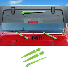 For 2007-2017 Jeep Wrangler JK Front & Rear Window Windshield Wiper Decor Cover Trim RT-TCZ