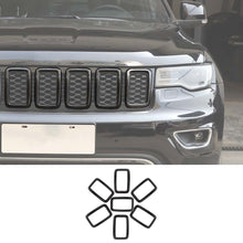 For 2017-2020 Jeep Grand Cherokee Front Grill Inserts Trim Grille Ring Cover Kit RT-TCZ