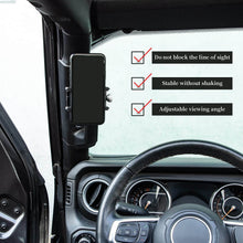 For 2018-2023 Jeep Wrangler JL JLU & Gladiator JT Grab Handle Cell Phone Holder Adjustable Anti-Shake Stabilizer Phone Mount
