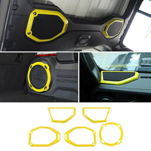 For 2018-2023 Jeep Wrangler JL Rubicon A-pillar &Roof &Trunk Speaker Cover Trim RT-TCZ