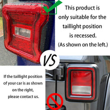 For 2018+ Jeep Wrangler JL JLU Rear Taillights Lamp Guard Cover Trim Black 2Pcs RT-TCZ