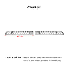 For 2019+ Jeep Renegade Front Face Grille Insect Mesh Net Decor Cover Chrome RT-TCZ