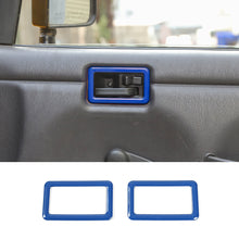 For 1997-06 Jeep Wrangler TJ 2x Car Door Handle Bowl Trim Panel Decor Cover RT-TCZ