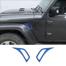 For 2018+ Jeep Wrangler JL  & Gladiator JT  Side Wheel Eyebrow Air Vent Outlet Cover Trim RT-TCZ