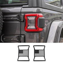 For 2018+ Jeep Wrangler JL JLU Rear Taillights Lamp Guard Cover Trim Black 2Pcs RT-TCZ