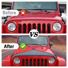 For 2007-2018 Jeep JK JKU Hood Cover Engine Hood Bra Front Protector RT-TCZ