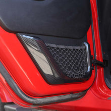 For 2011-2017 Jeep Wrangler JK 4DR Car Inner Door Net Bag Frame Trim ABS RT-TCZ