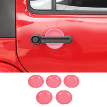 For 2007-2017 Jeep Wrangler JK JKU Door Handle Bowl Cover Trim RT-TCZ