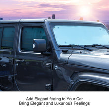 For 2018+ Jeep Wrangler JL 2 Door 6pcs Window Sun Shade Heat Visor Shield Cover RT-TCZ