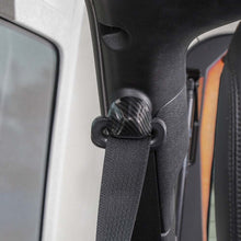 For 2018+ Jeep Wrangler JL JLU 4Pcs Carbon Fiber Seat Belt Buckle Decoration Trim Cover Kit RT-TCZ