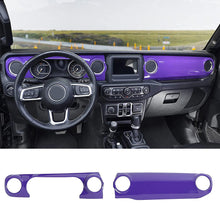 For 2018-2023 Jeep Wrangler JL JLU Interior Cover Trim Full Set Available Separately Purple RT-TCZ