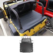 For 1997-2006 Jeep Wrangler TJ Car Leather Rear Cargo Cover Trunk Tonneau Cover RT-TCZ