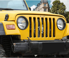 For 1997-2006 Jeep Wrangler TJ Front Headlight Bezels Trim, Black RT-TCZ