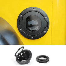 For 1997-2006 Jeep Wrangler TJ Fuel Filler Door Gas Tank Cap Cover Transparent Gas Cap Cover RT-TCZ