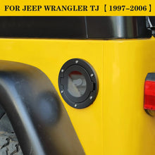For 1997-2006 Jeep Wrangler TJ Fuel Filler Door Gas Tank Cap Cover Transparent Gas Cap Cover RT-TCZ