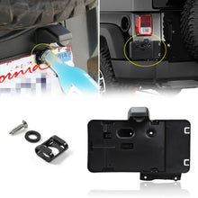 For 2007-18 Jeep Wrangler JK Rear License Plate Mounting Holder & Bottle Opener RT-TCZ