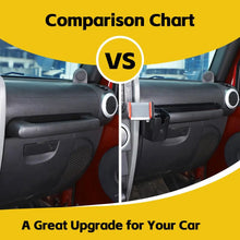 For 2007-2010 Jeep Wrangler JK Co-pilot Grab Bar Handle Storage Box & Phone Holder Base RT-TCZ