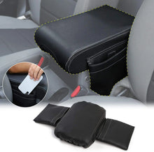For 2007-2010 Jeep Wrangler JK JKU Center Console Armrest Pad Cover , with Storage Pockets RT-TCZ