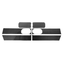 For 2007-2010 Jeep Wrangler JK JKU Real Carbon Fiber Inner Front Door Panel Trim Kit RT-TCZ