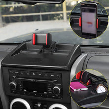 For 2007-2011 Jeep Wrangler JK JKU Dash Multi-Mount Phone Holder With Storage Tray RT-TCZ