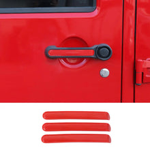 For 2007-2018 Jeep Wrangler JK 2Door Door Handle Trim Cover Strips Trim RT-TCZ