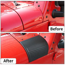 For 2007-2018 Jeep Wrangler JK 2X Hood Cowl Body Armor Cover Corner Guards Trim RT-TCZ