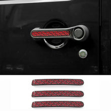 For 2007-2018 Jeep Wrangler JK Exterior Door Grab Handle Insert Trim, Texture RT-TCZ