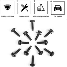 For 2007-2018 Jeep Wrangler JK JKU Front Windshield Frame Hinge Torx Screws Replacement, 12PCs RT-TCZ