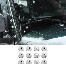 For 2007-2018 Jeep Wrangler JK JKU Hood A-Pillar Screw Protection Bolt Cover Trim RT-TCZ