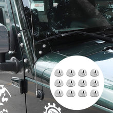 For 2007-2018 Jeep Wrangler JK JKU Hood A-Pillar Screw Protection Bolt Cover Trim RT-TCZ