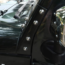 For 2007-2018 Jeep Wrangler JK JKU Hood A-Pillar Screw Protection Bolt Cover Trim RT-TCZ