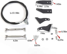 For 2007-2018 Jeep Wrangler JK JKU Hood Limb Risers Kit Sub-line Branches RT-TCZ