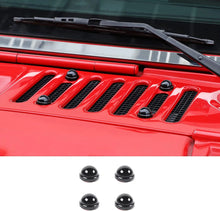 For 2007-2018 Jeep Wrangler JK JKU Hood Vent Cap Protection Cover Trim RT-TCZ