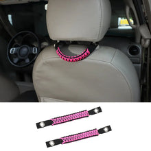 For 2007-2018 Jeep Wrangler JK Top Roll Bar Grab Handles Paracord Grip Handle RT-TCZ