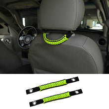 For 2007-2018 Jeep Wrangler JK Top Roll Bar Grab Handles Paracord Grip Handle RT-TCZ