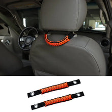For 2007-2018 Jeep Wrangler JK Top Roll Bar Grab Handles Paracord Grip Handle RT-TCZ