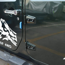 For 2007-2018 Jeep Wrangler JK & Unlimited 4 Door 20PCS Engine Hood Hinge & Door Hinge Screw Cap Covers RT-TCZ