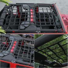 For 2007-2018 Jeep Wrangler JKU 4-Door Mesh Cargo Top Net Trunk Baggage Protective RT-TCZ