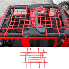 For 2007-2018 Jeep Wrangler JKU 4-Door Mesh Cargo Top Net Trunk Baggage Protective RT-TCZ