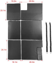 For 2007-2018 Jeep Wrangler JKU 4 Door Sleeping Pad Mat, Folding Travel Camping Back Seat Bed Mattress RT-TCZ